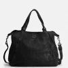 BIBA Bolsos Hobo-Bolso De Hombro Hoxie Drill De Piel Negro