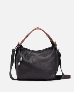 BIBA Bolsos Hobo-Bolso De Hombro Lander De Piel Negro