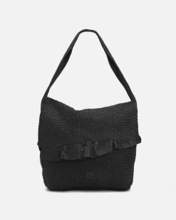 BIBA Bolsos Hobo-Bolso De Hombro Lawson De Piel Negro