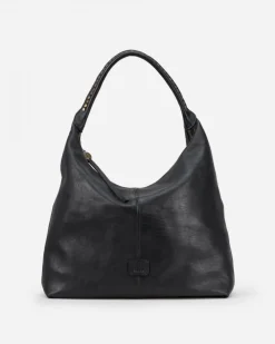 BIBA Bolsos Hobo-Bolso De Hombro Leary De Piel Negro