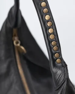 BIBA Bolsos Hobo-Bolso De Hombro Leary De Piel Negro