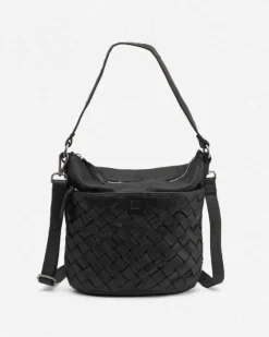 BIBA Bolsos Hobo-Bolso De Hombro Lewisburg De Piel Negro