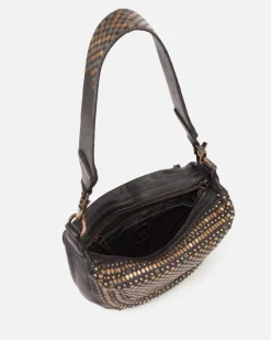 BIBA Bolsos Hobo-Bolso De Hombro Lovington De Piel Negro