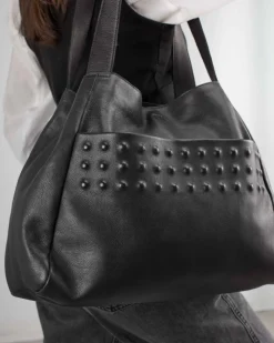 BIBA Bolsos Hobo-Bolso De Hombro Lubbock De Piel Negro