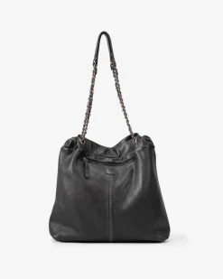BIBA Bolsos Hobo-Bolso De Hombro Lucy De Piel Negro