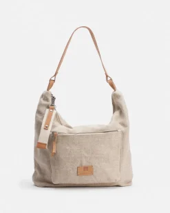 BIBA Bolsos Hobo-Bolso De Hombro Nassau Natural