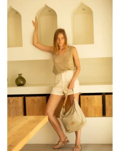BIBA Bolsos Hobo-Bolso De Hombro Nassau Natural