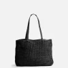 BIBA Bolsos Hobo-Bolso De Hombro Niwot De Piel Negro