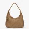 BIBA Bolsos Hobo-Bolso De Hombro Perkins De Piel Camel