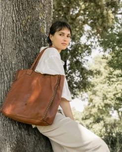 BIBA Bolsos Hobo-Bolso De Hombro Portland De Piel Cuero