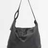 BIBA Bolsos Hobo-Bolso De Hombro Relovell De Piel Negro