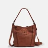 BIBA Bolsos Hobo-Bolso De Hombro Shamrock De Piel Cuero