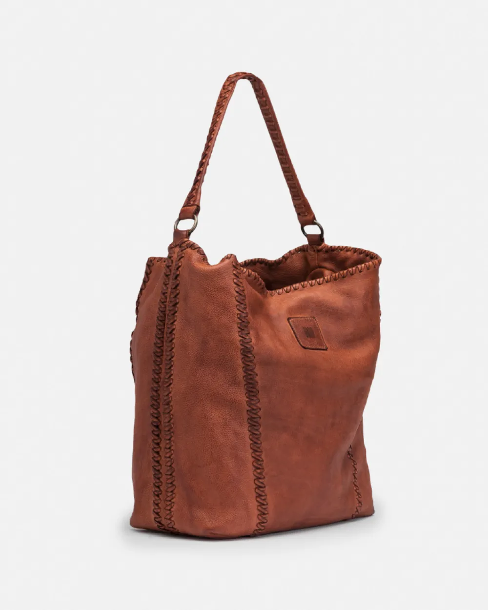 BIBA Bolsos Hobo-Bolso De Hombro Shamrock De Piel Cuero