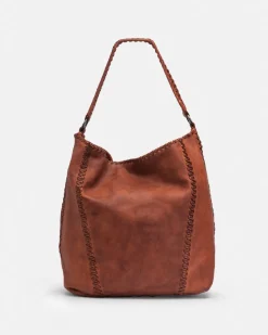 BIBA Bolsos Hobo-Bolso De Hombro Shamrock De Piel Cuero
