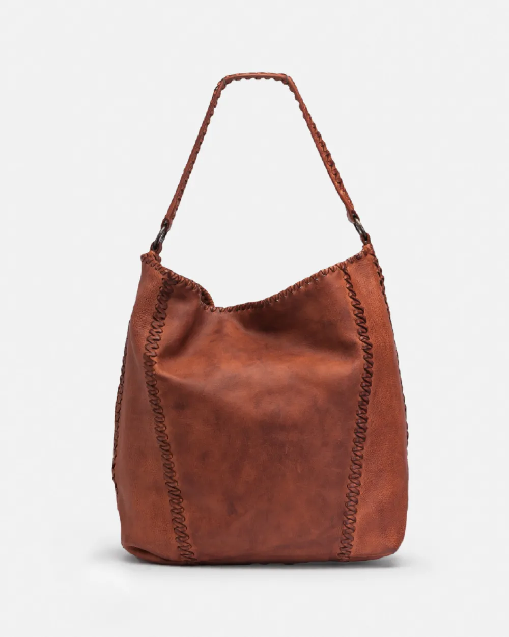 BIBA Bolsos Hobo-Bolso De Hombro Shamrock De Piel Cuero