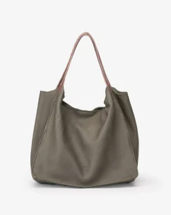 BIBA Bolsos Hobo-Bolso De Hombro Shawnee De Piel Verde Militar