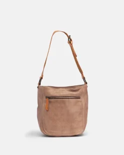 BIBA Bolsos Hobo-Bolso De Hombro Silverton De Piel Cuero