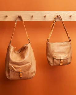 BIBA Bolsos Hobo-Bolso De Hombro Silverton De Piel Cuero