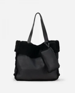 BIBA Bolsos Hobo-Bolso De Hombro Valentine De Piel Negro
