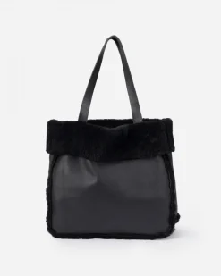 BIBA Bolsos Hobo-Bolso De Hombro Valentine De Piel Negro