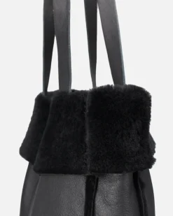BIBA Bolsos Hobo-Bolso De Hombro Valentine De Piel Negro