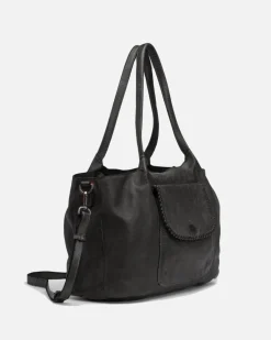 BIBA Bolsos Hobo-Bolso De Hombro Winona De Piel Negro