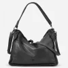 BIBA Bolsos Hobo-Bolso De Hombro Winona De Piel Negro