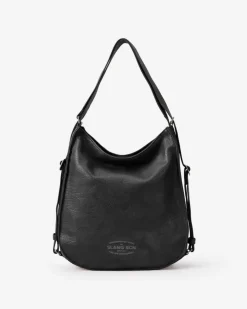 BIBA Bolsos Hobo-Bolso De Hombro Slang Flip Again Negro
