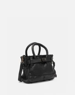 BIBA Bolso De Mano-Bolso De Mano Blossom De Piel Negro