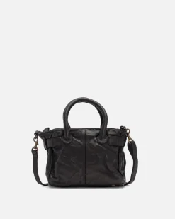 BIBA Bolso De Mano-Bolso De Mano Blossom De Piel Negro