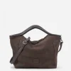 BIBA Bolso De Mano-Bolso De Mano Corwin De Piel Marron Oscuro
