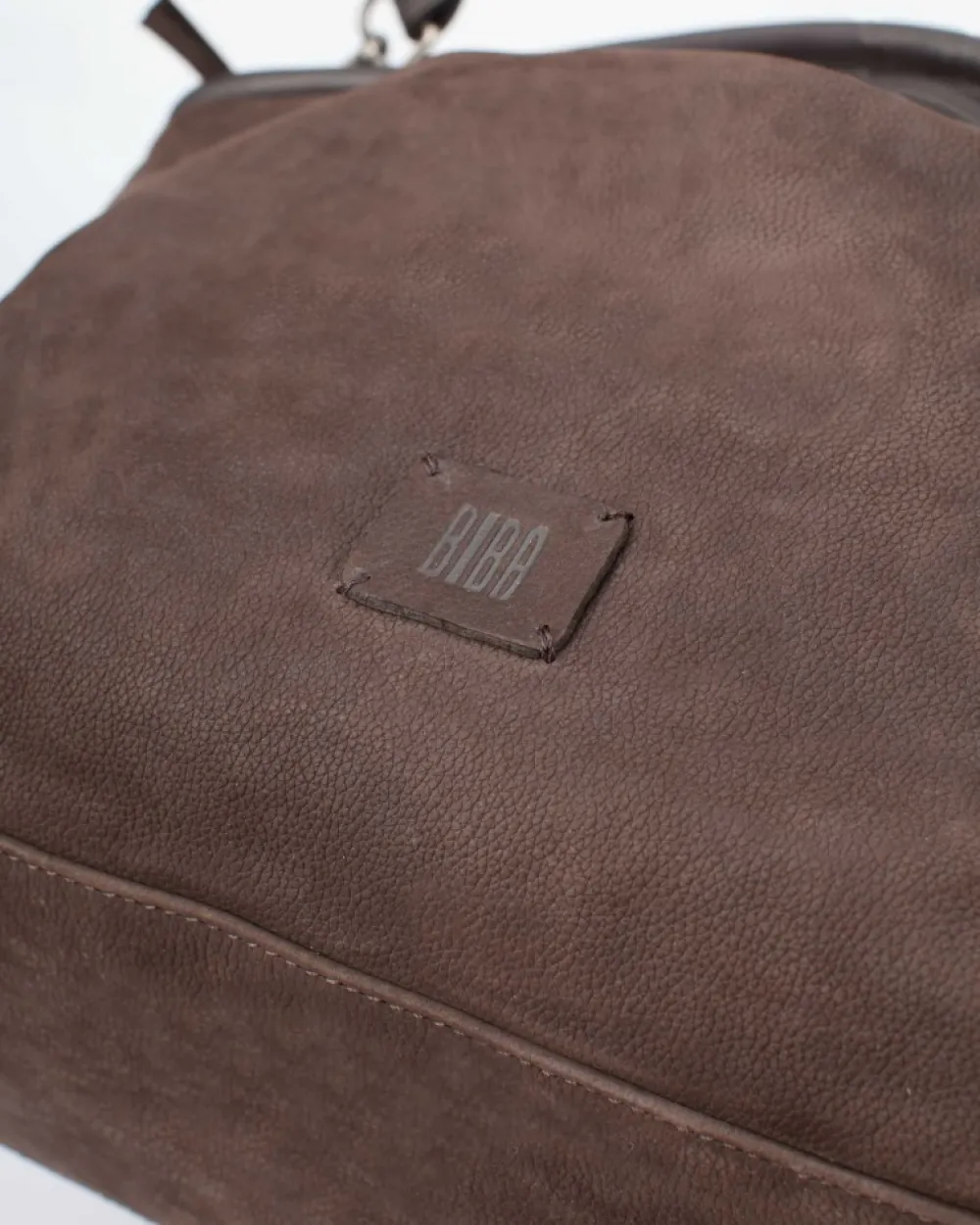 BIBA Bolso De Mano-Bolso De Mano Corwin De Piel Marron Oscuro