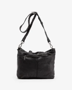 BIBA Bolso De Mano-Bolso De Mano Greenville De Piel Negro