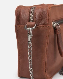 BIBA Bolso De Mano-Bolso De Mano Logan Crush De Piel Cuero