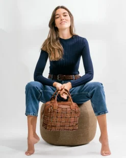 BIBA Bolso De Mano-Bolso De Mano Payson De Piel Cuero