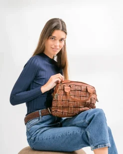 BIBA Bolso De Mano-Bolso De Mano Payson De Piel Cuero