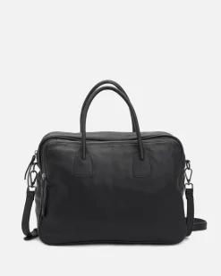 BIBA Bolso De Mano-Bolso De Mano Sullivan City De Piel Negro