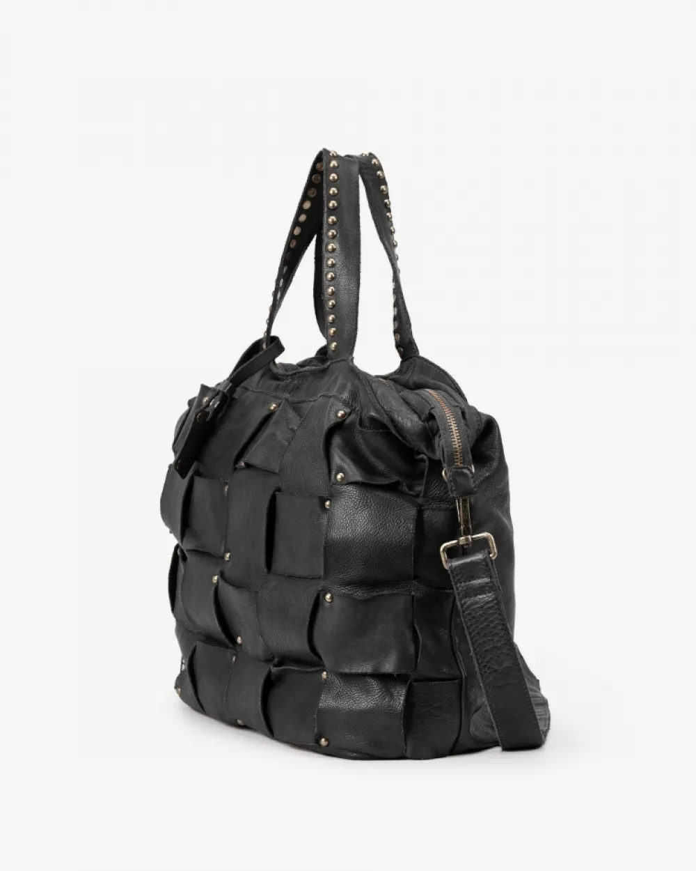 BIBA Bolso De Mano-Bolso De Mano Troy De Piel Negro