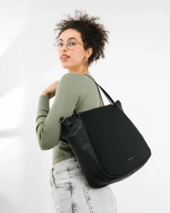 BIBA Bolso De Mano-Bolso De Mano Slang Dark Bell Negro