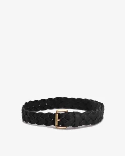 BIBA Cinturón-Cinturón Hudson River De Piel Negro