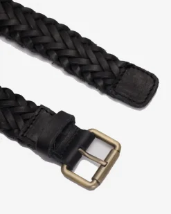 BIBA Cinturón-Cinturón Hudson River De Piel Negro