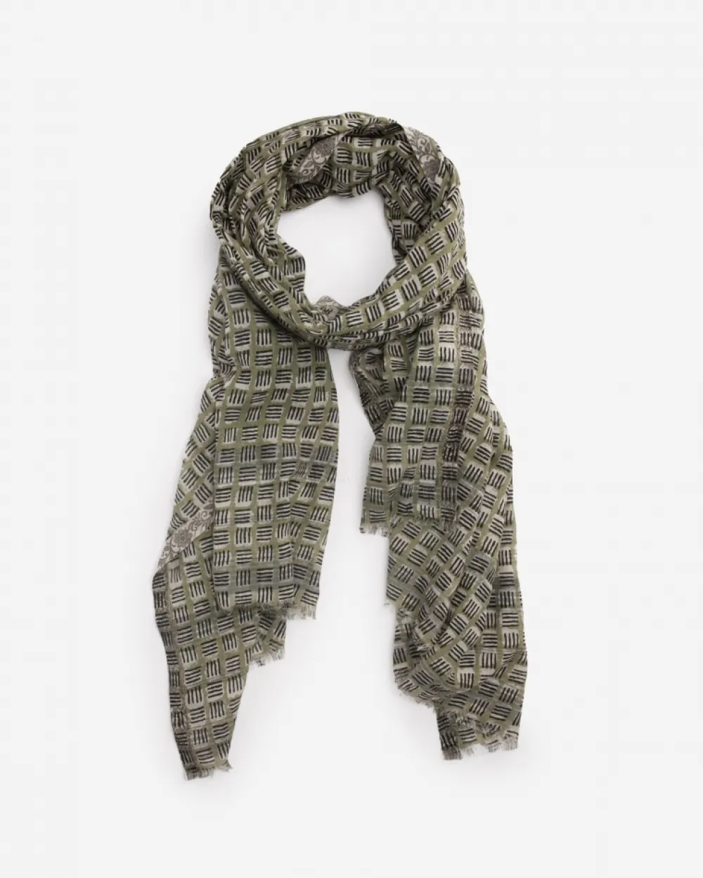 BIBA Foulard-Foulard Scarves Kaki