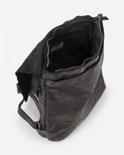 BIBA Mochila-Mochila Boston De Piel Negro