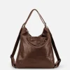 BIBA Mochila-Mochila Brewton De Piel Marron Oscuro