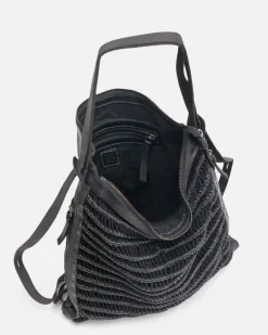 BIBA Mochila-Mochila Grafton De Piel Negro