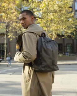 BIBA Mochila-Mochila West Riverside De Piel Negro