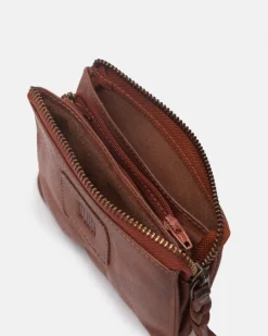 BIBA Monedero-Monedero Kansas De Piel Negro