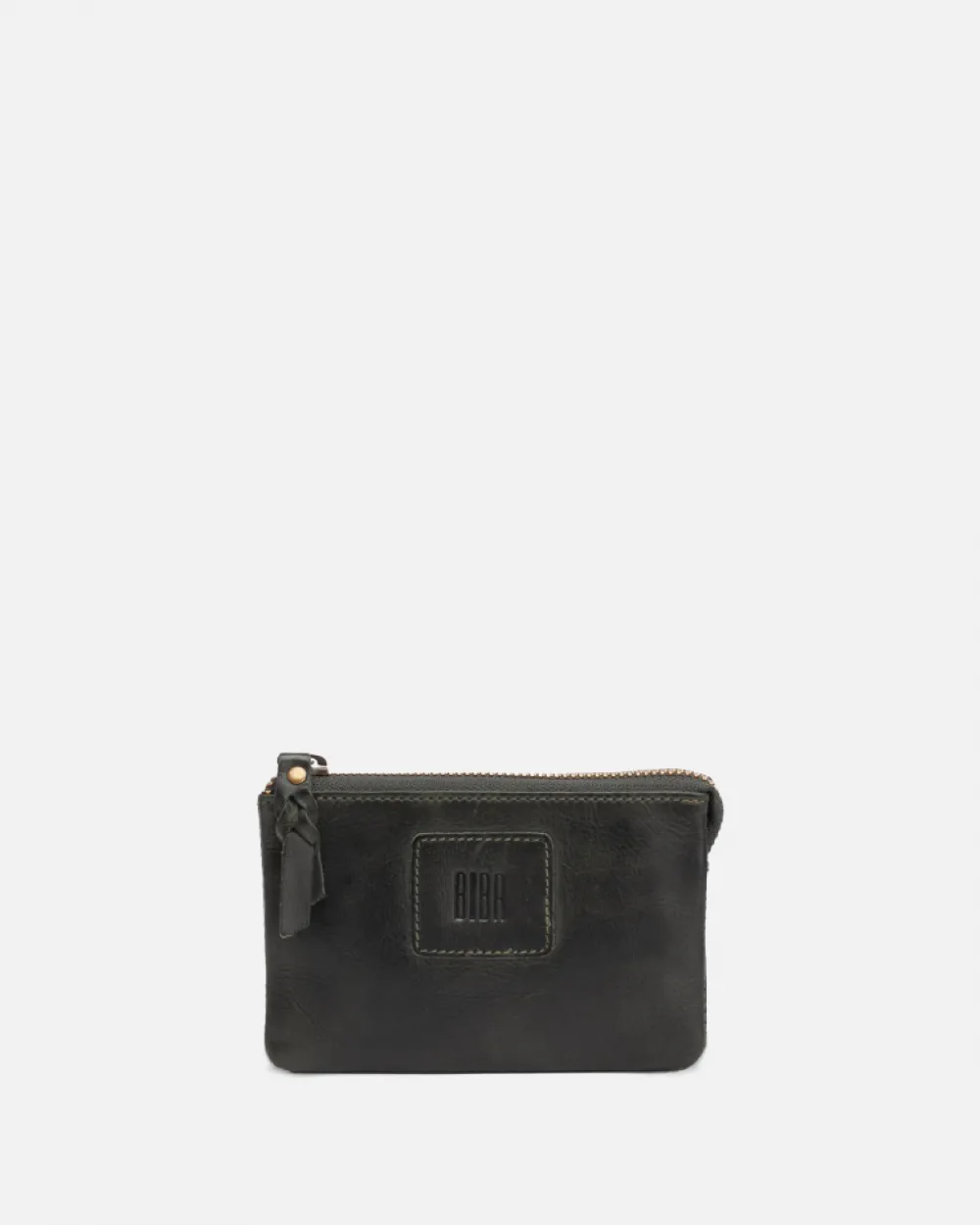 BIBA Monedero-Monedero Kansas De Piel Negro