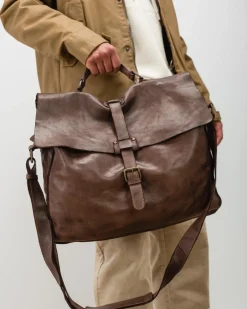 BIBA Portadocumentos-Portadocumento Michigan De Piel Marron Oscuro