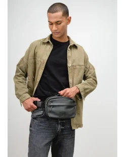 BIBA Riñonera-Riñonera West Riverside De Piel Negro